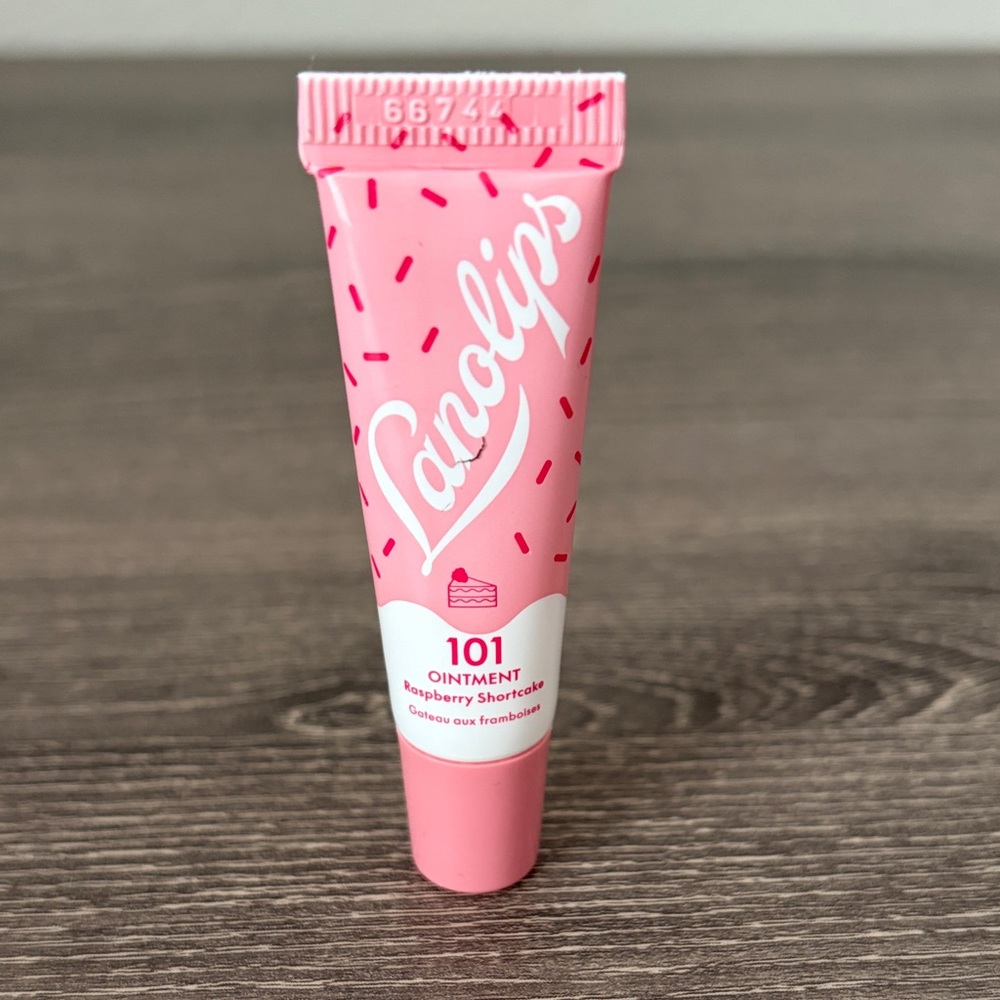 ❤️$5 NWT Lanolips Raspberry Shortcake Ointment Multi Balm 3g